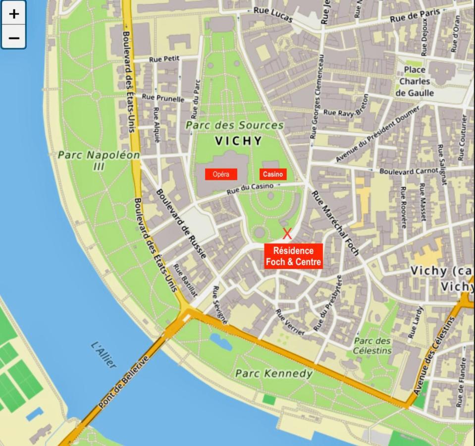 Le Vichy Centre, Spacieux Et Cosy T2 Avec Vue, Au Calme 外观 照片