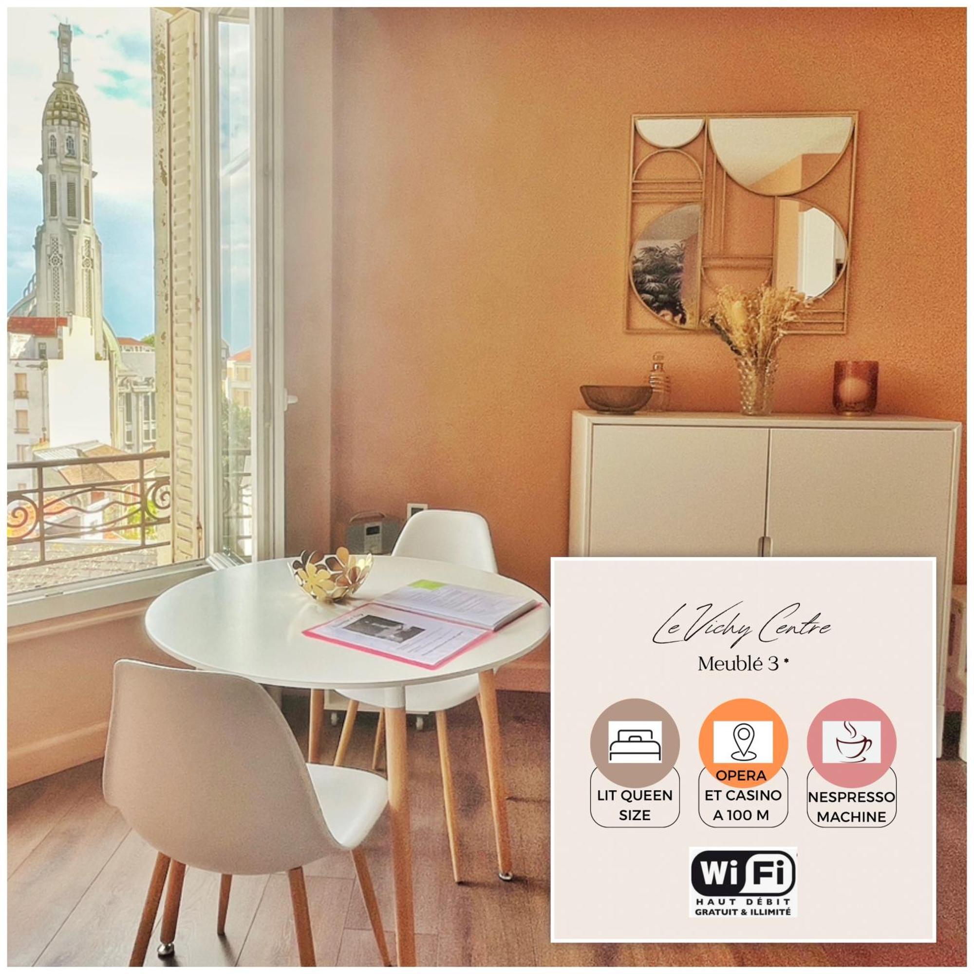 Le Vichy Centre, Spacieux Et Cosy T2 Avec Vue, Au Calme 外观 照片
